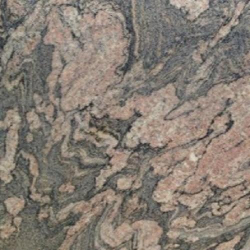 şömine için pembe granit taş kaplama