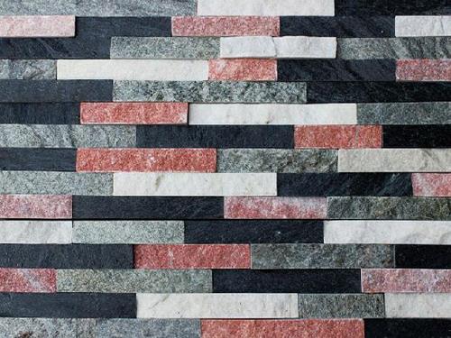 Pembe-siyah-yeşil-beyaz Çeşitli Arduvaz renkleri