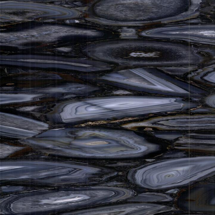 Blue marble stone quality floor application